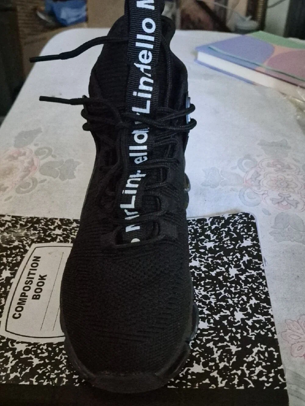 Hello MrLin Black High-Top Blade Sneaker Punk Techwear Shoes